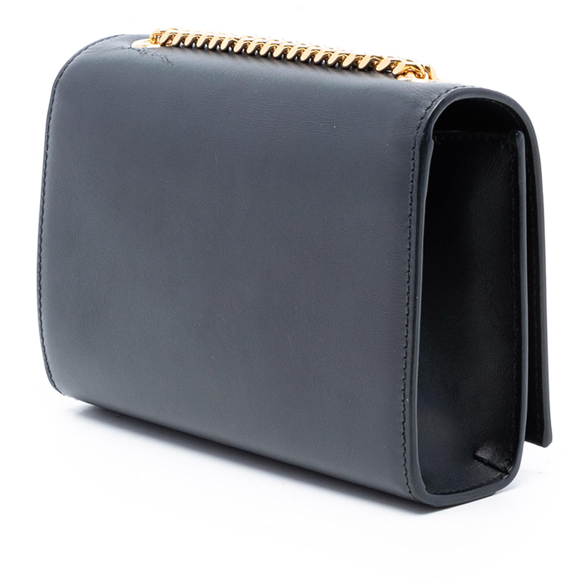 Saint Laurent Small Smooth Calfskin Monogram Kate Tassel Crossbody