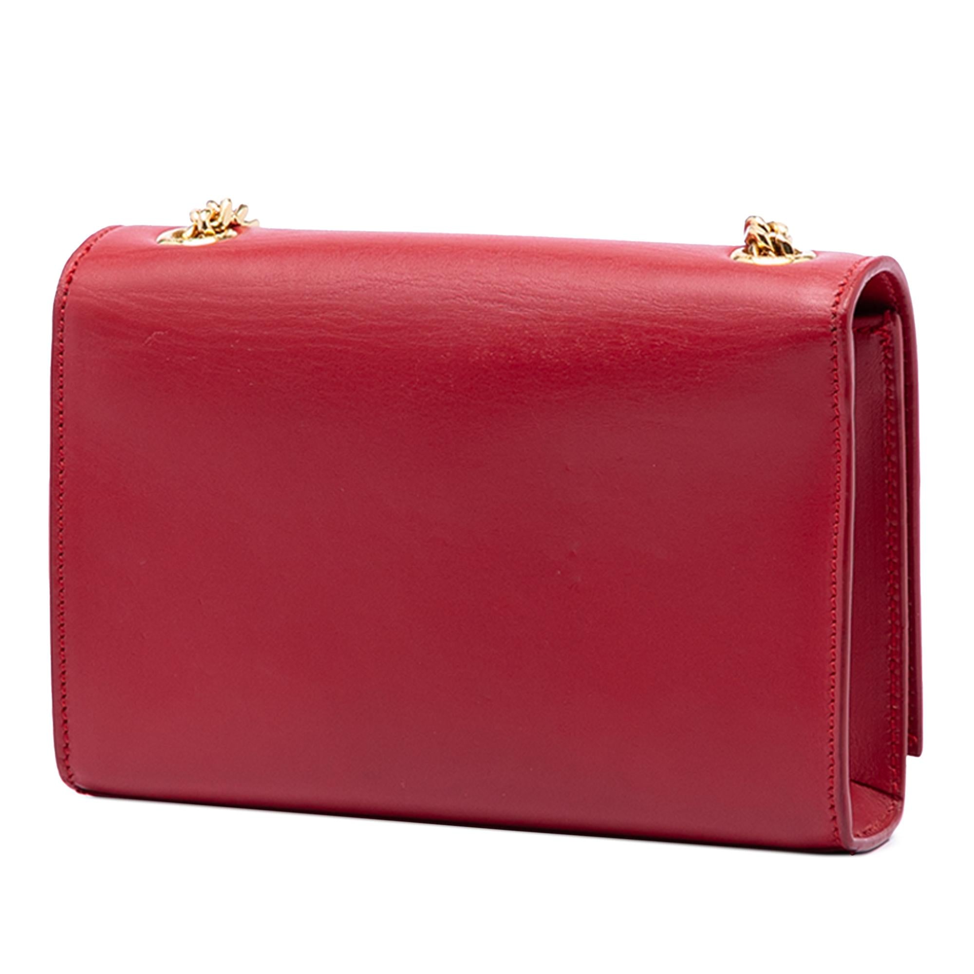 Saint Laurent Small Smooth Calfskin Monogram Kate Tassel Crossbody