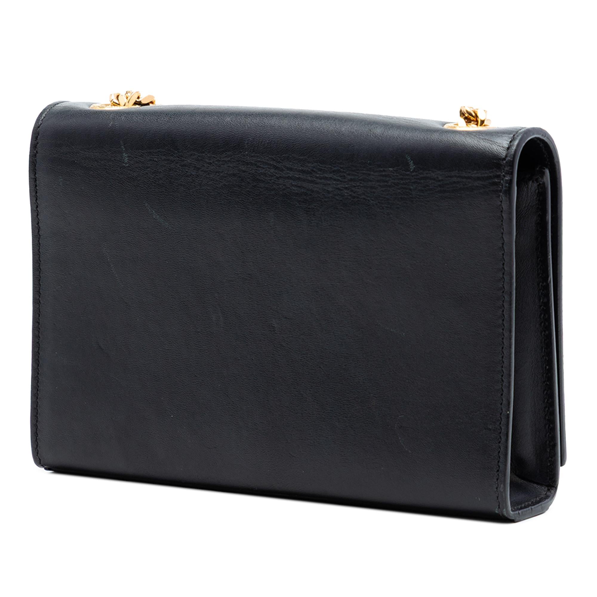 Saint Laurent Small Smooth Calfskin Monogram Kate Tassel Crossbody