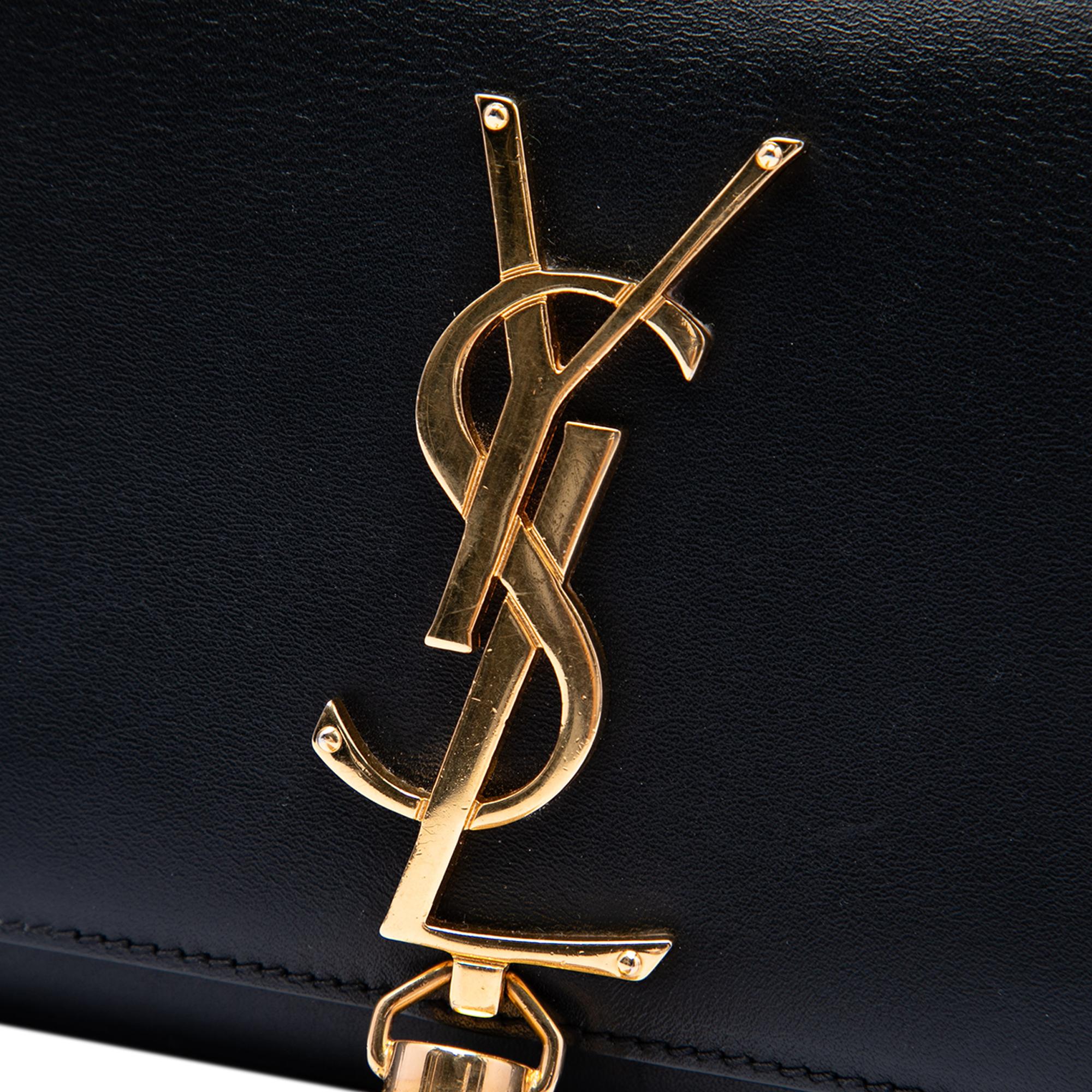 Saint Laurent Small Smooth Calfskin Monogram Kate Tassel Crossbody