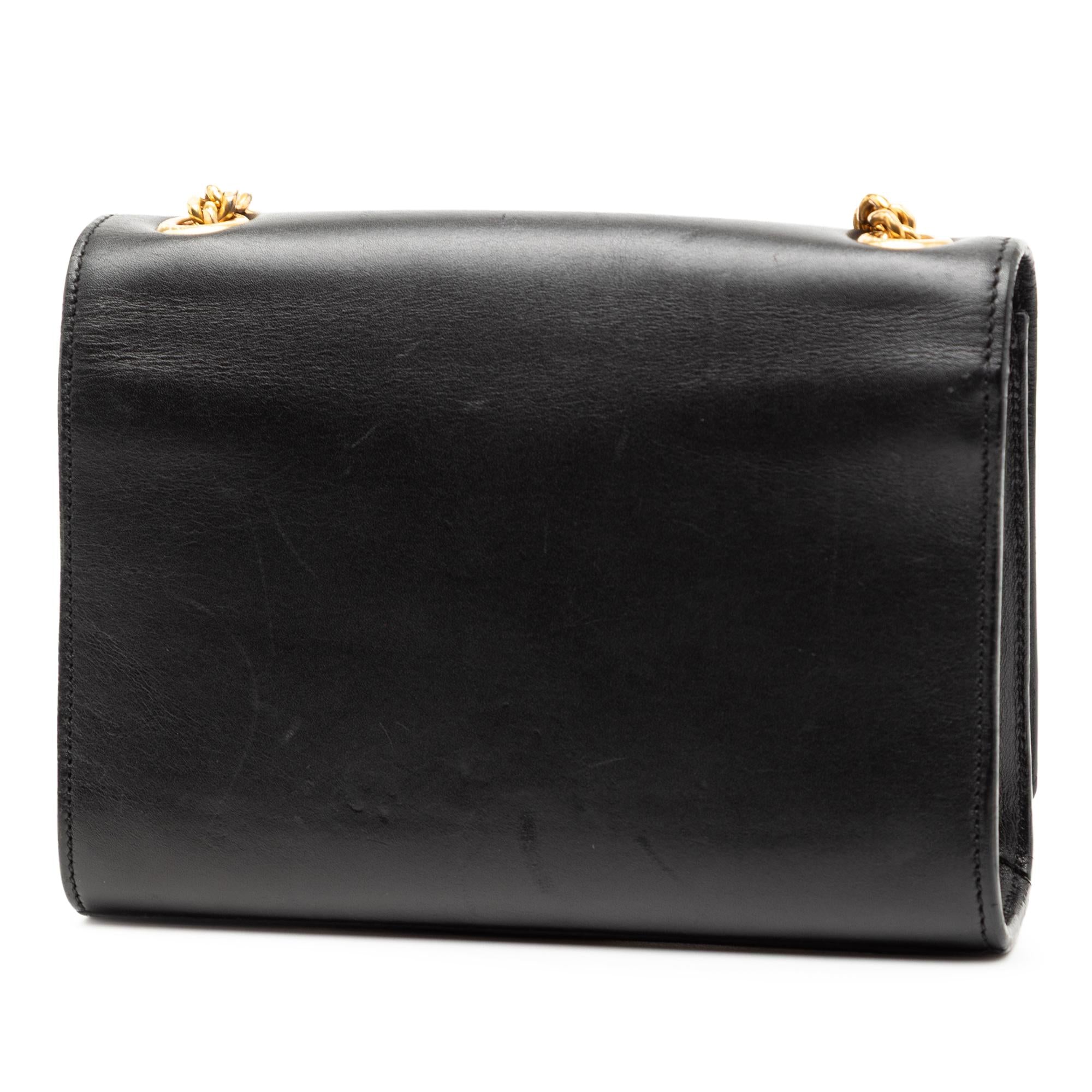 Saint Laurent Small Smooth Calfskin Monogram Kate Tassel Crossbody