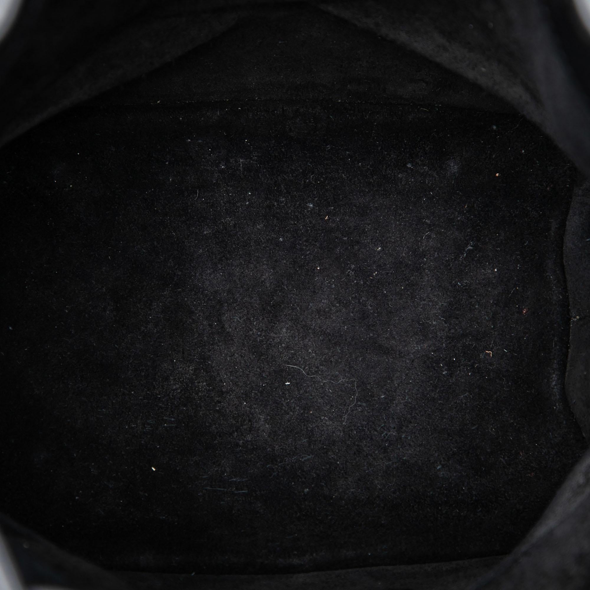 Saint Laurent Small Studded Calfskin Emmanuelle Fringe Bucket Bag