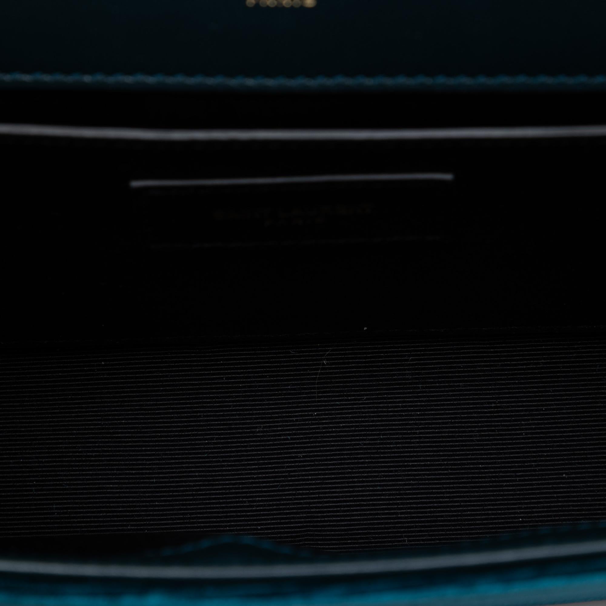 Saint Laurent Small Velvet Monogram Kate Tassel Crossbody