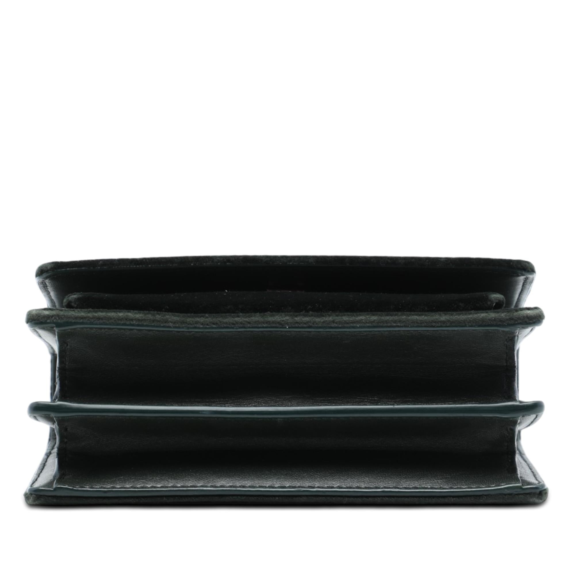 Saint Laurent Small Velvet Monogram Sunset Crossbody