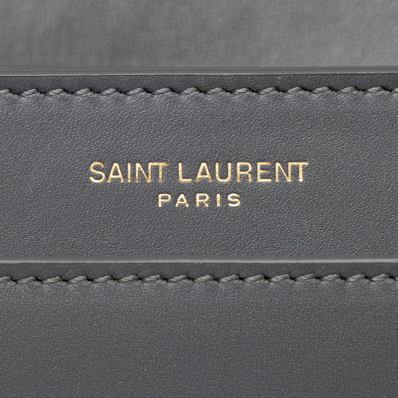 Saint Laurent Smooth Calfskin Le Maillon Shoulder Bag (SHF-23712)