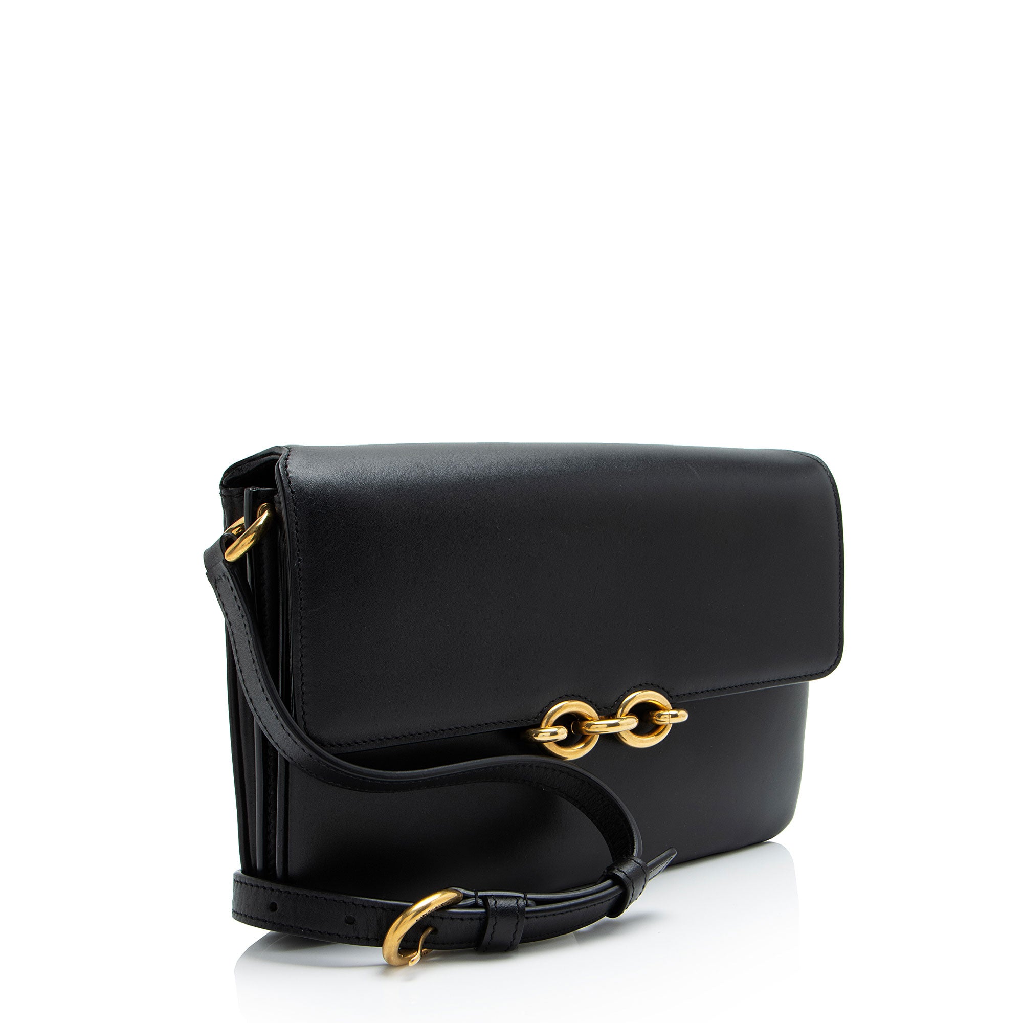 Saint Laurent Smooth Calfskin Le Maillon Shoulder Bag