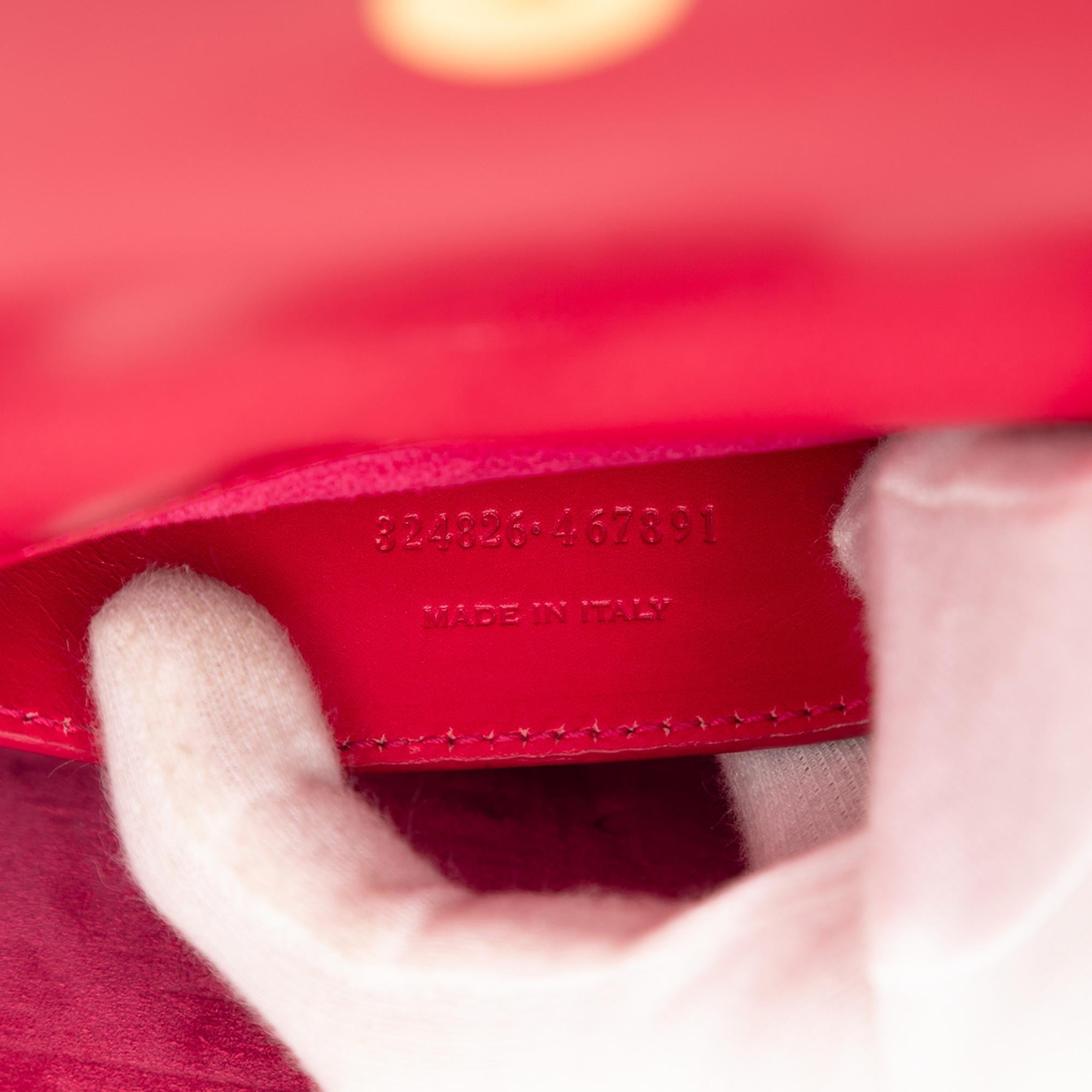 Saint Laurent Smooth Calfskin Lutetia Flap Clutch