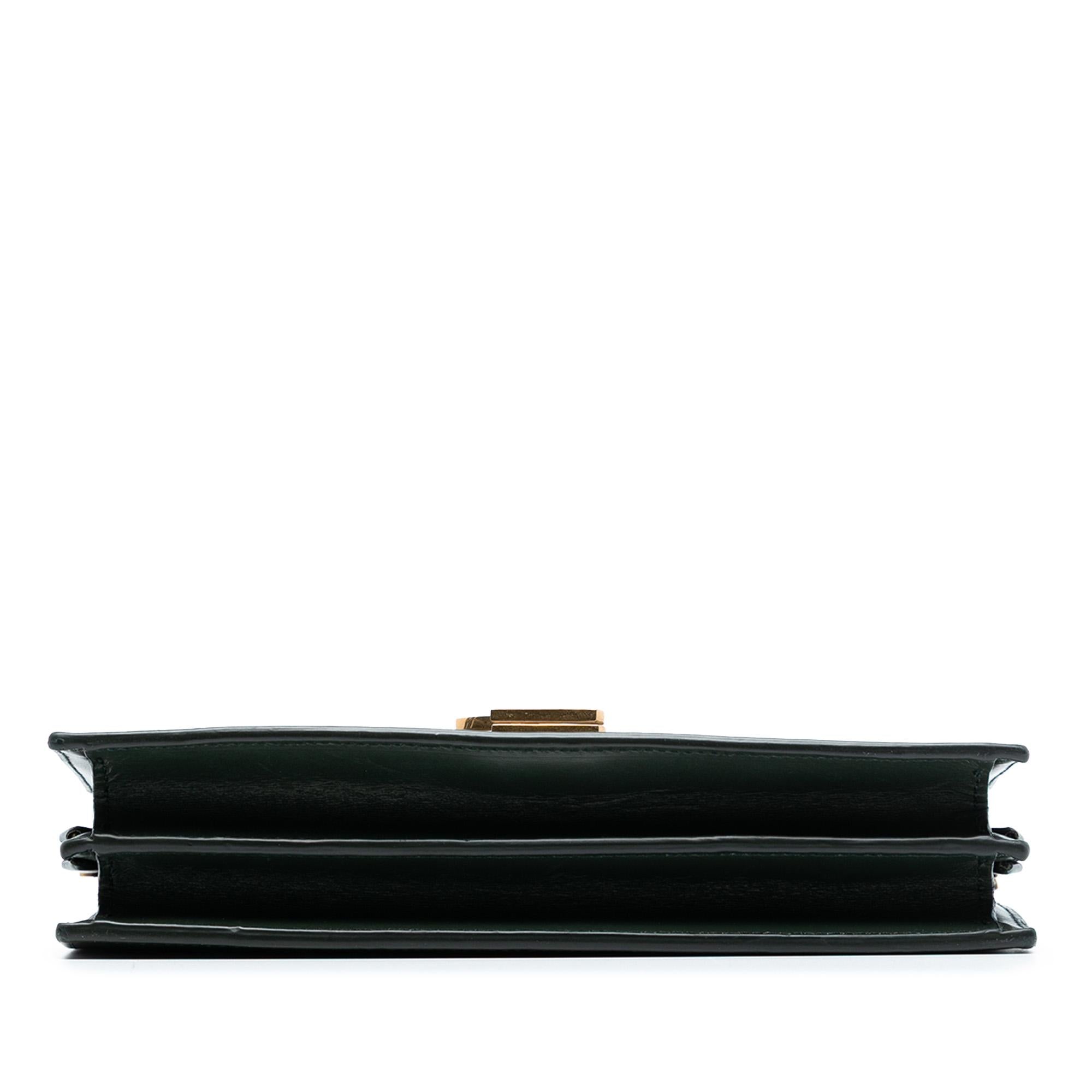 Saint Laurent Smooth Calfskin Monogram Cassandra Clasp Bag