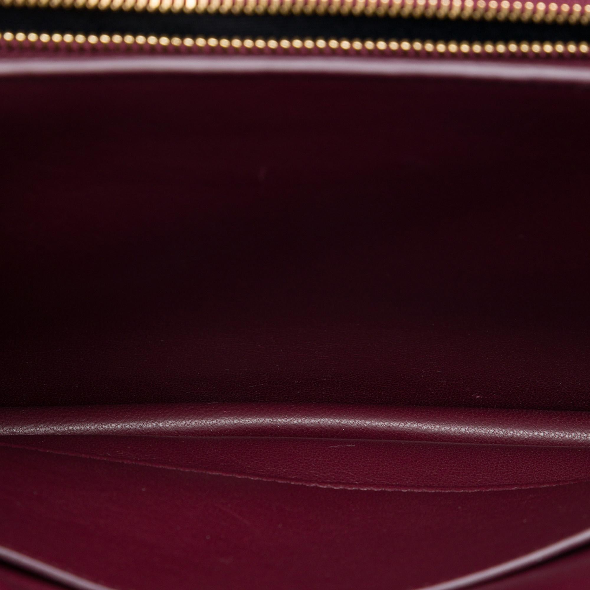 Saint Laurent Smooth Calfskin Monogram Cassandra Clasp Bag