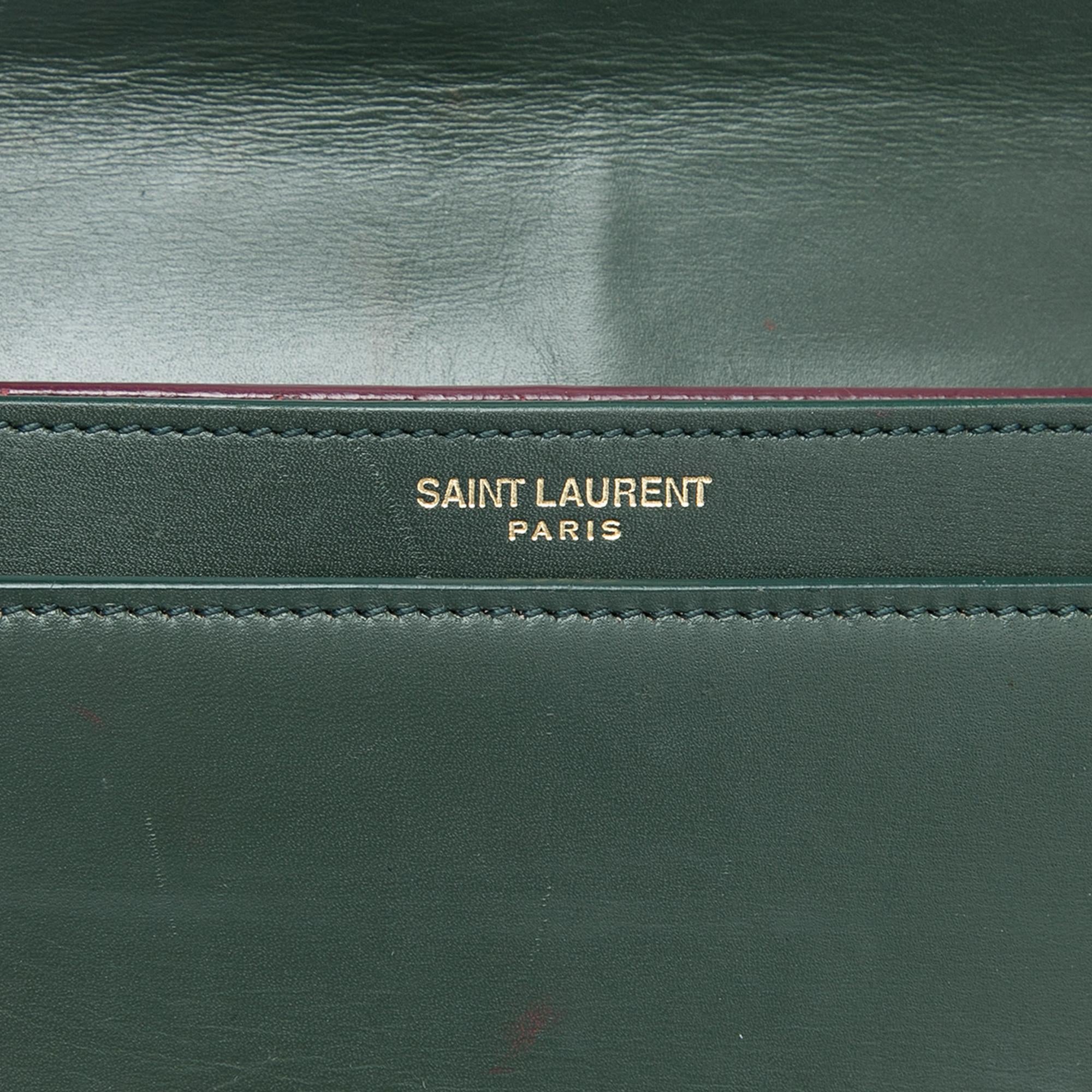 Saint Laurent Smooth Calfskin Monogram Cassandra Clasp Bag