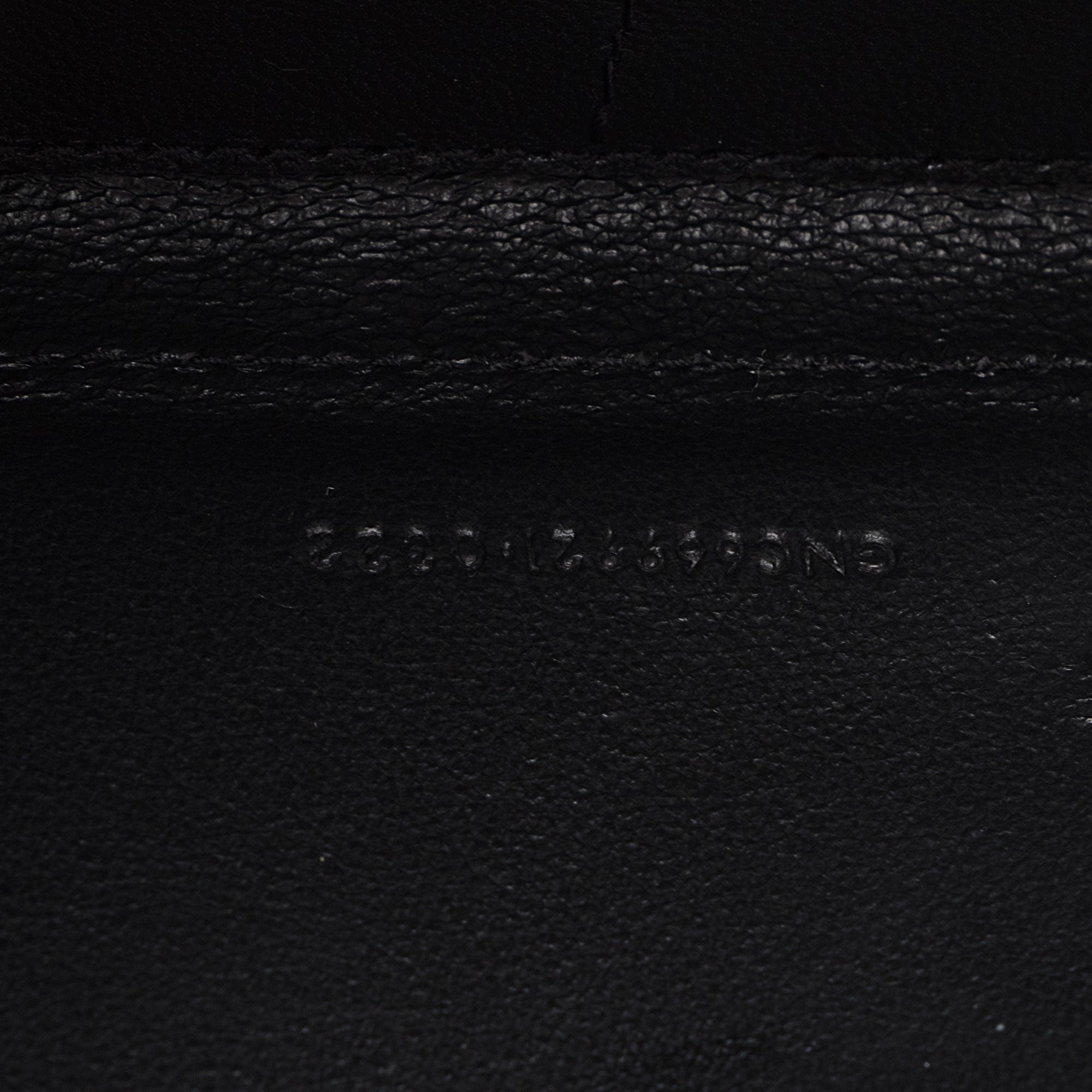 Saint Laurent Smooth Calfskin Monogram Cassandre Chain Wallet (SHF-O6MCNA)