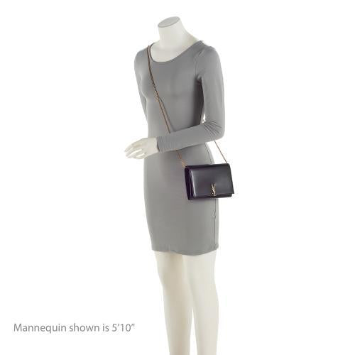 Saint Laurent Smooth Calfskin Monogram Cassandre Chain Wallet (SHF-O6MCNA)