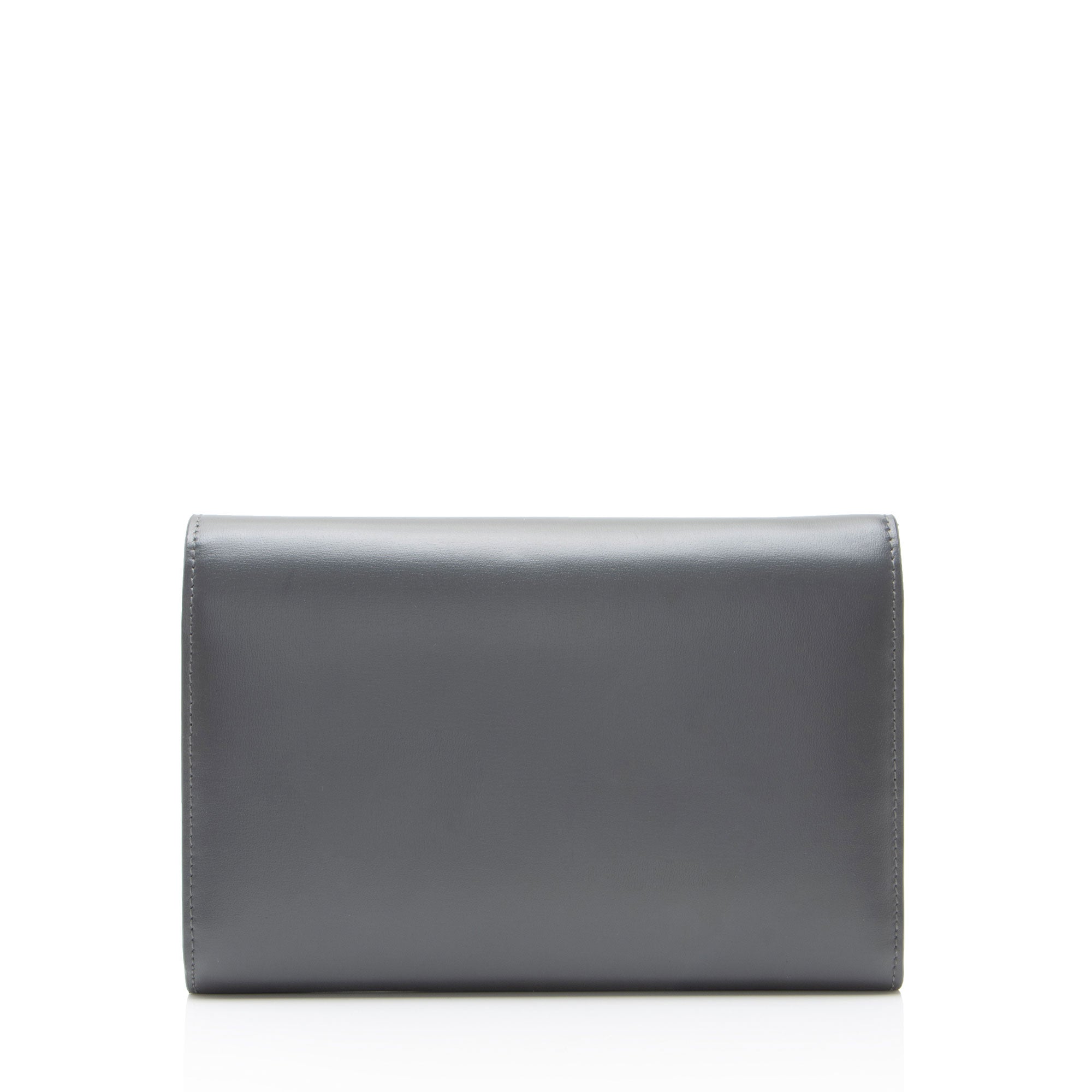 Saint Laurent Smooth Calfskin Monogram Cassandre Chain Wallet