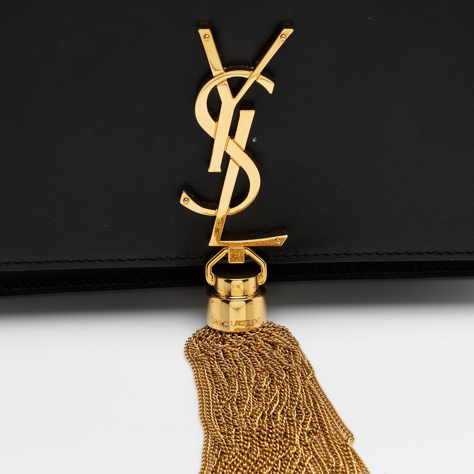 Kate tassel chain wallet in smooth leather hotsell