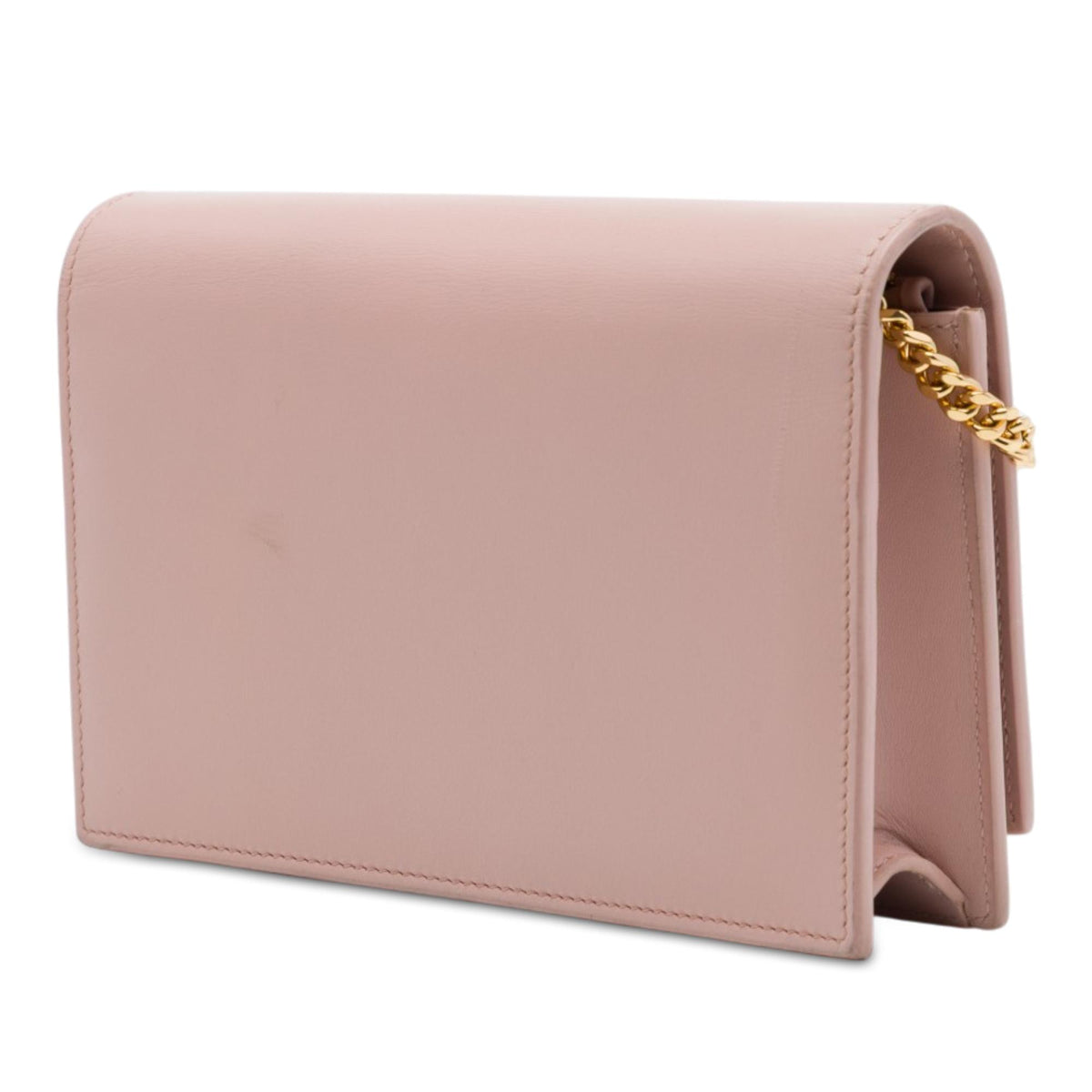 Saint Laurent Smooth Calfskin Monogram Kate Tassel Wallet on Chain