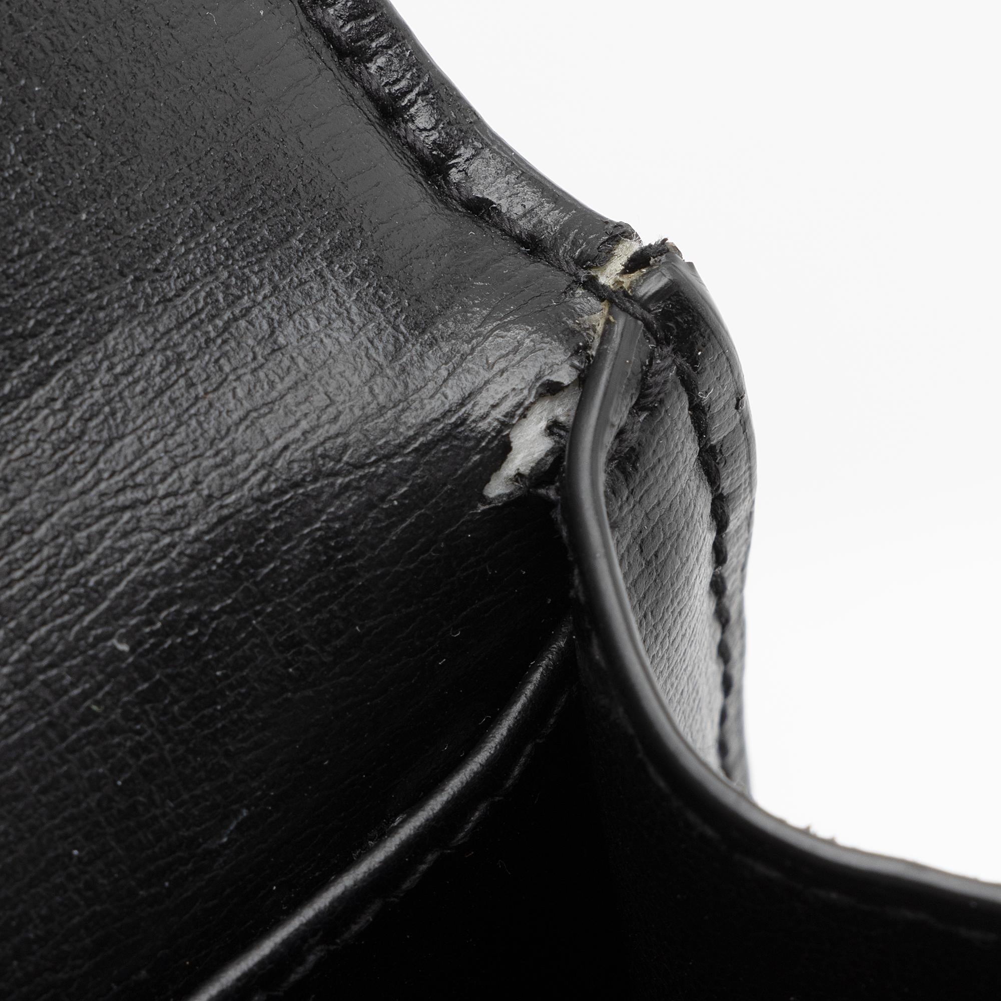 Saint Laurent Smooth Calfskin Monogram Sunset Mini Wallet on Chain Bag (SHF-JIh0bZ)