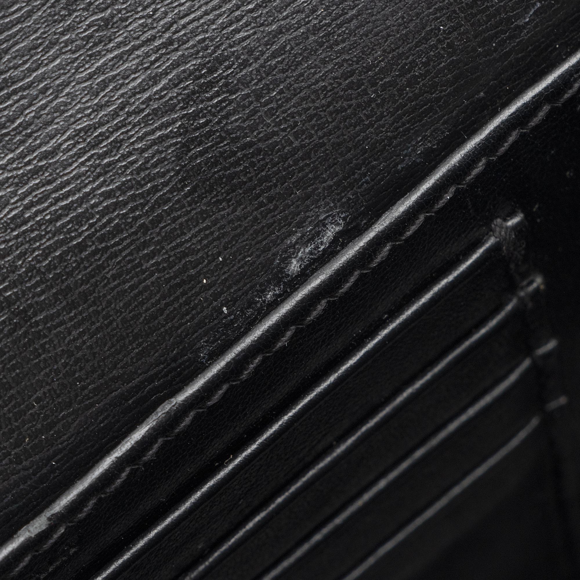 Saint Laurent Smooth Calfskin Monogram Sunset Mini Wallet on Chain Bag (SHF-JIh0bZ)