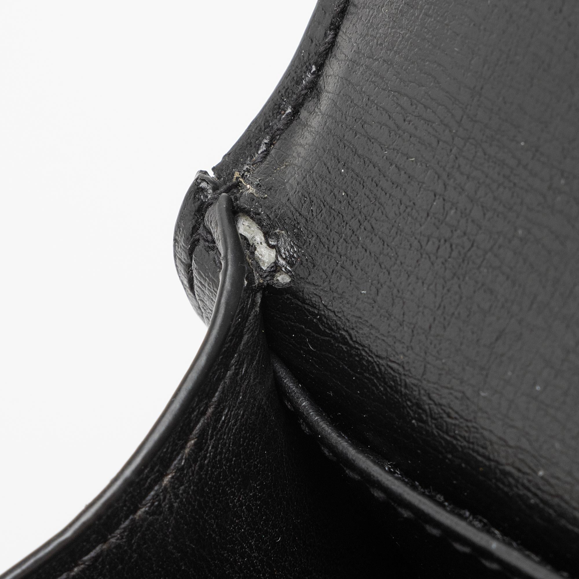 Saint Laurent Smooth Calfskin Monogram Sunset Mini Wallet on Chain Bag (SHF-JIh0bZ)