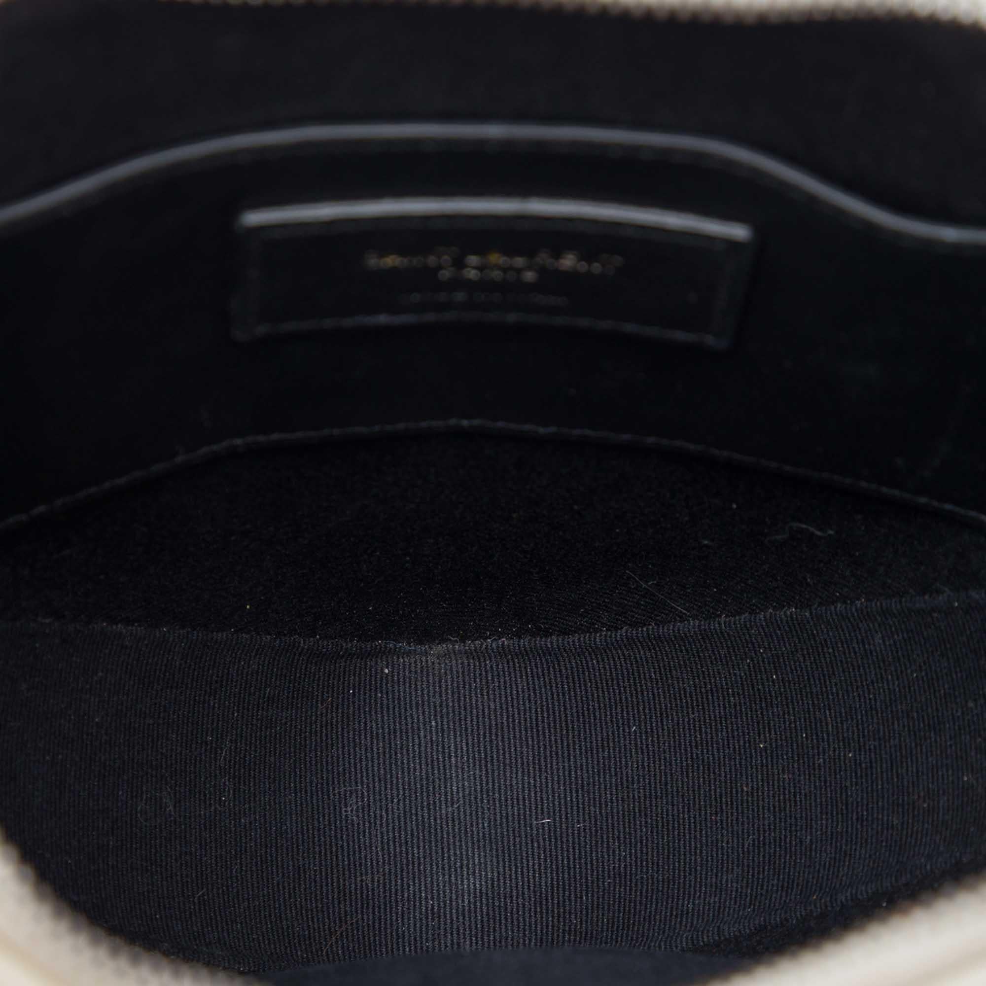 Saint Laurent Smooth Calfskin Sac Coeur Heart Tassel Crossbody