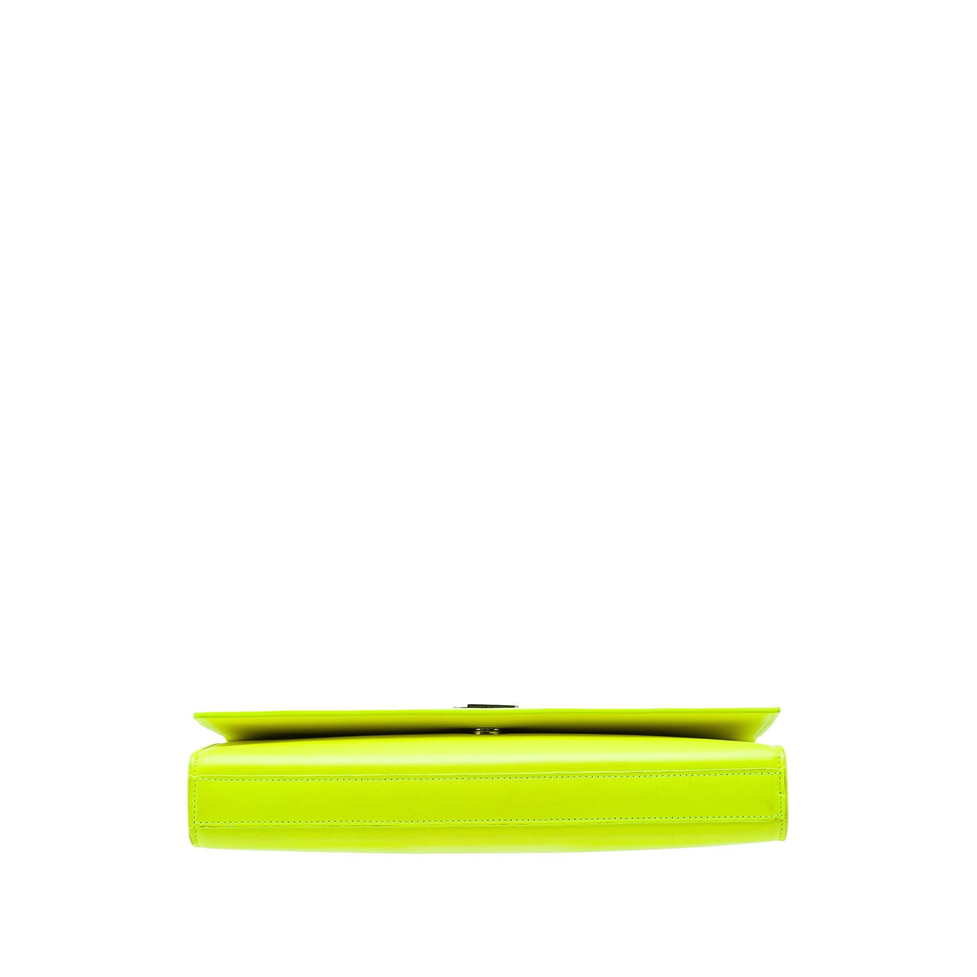Saint Laurent Smooth Leather Cassandre Clutch