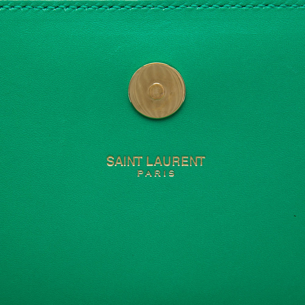 Saint Laurent Smooth Leather Cassandre Clutch