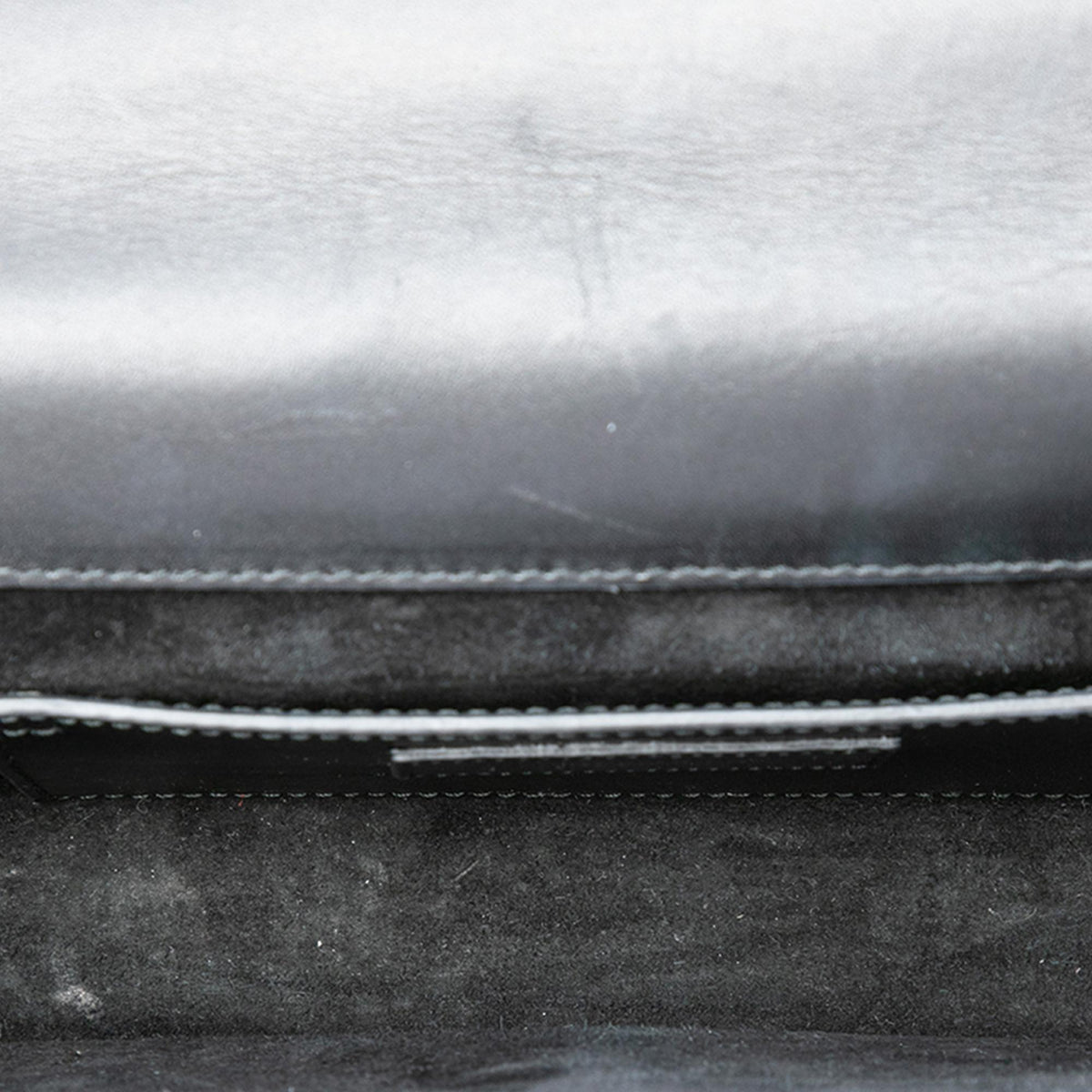 Saint Laurent Smooth Leather Cassandre Clutch