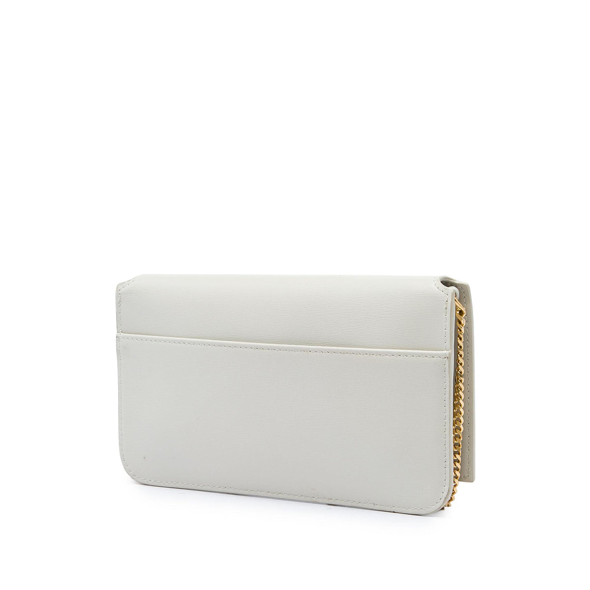 Saint Laurent Smooth Leather Cassandre Phone Holder