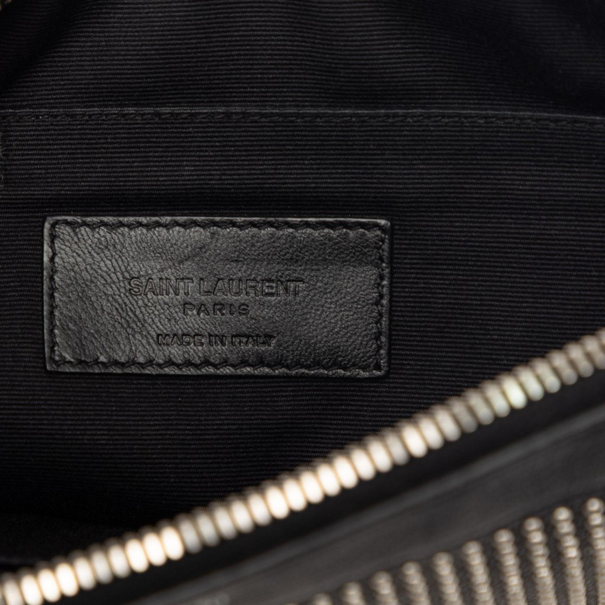 Saint Laurent Studded Leather Clutch