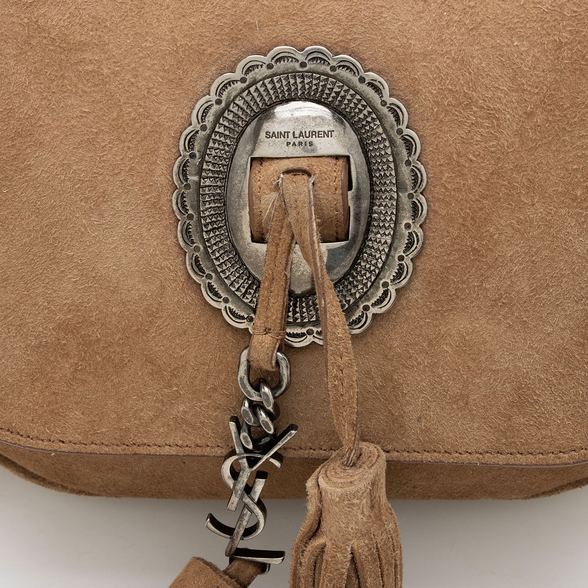 Saint Laurent Suede Kim Crossbody