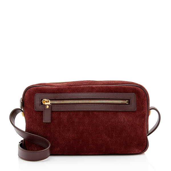 Pre-owned Saint Laurent Muse Two Leather Handbag In Burgundy