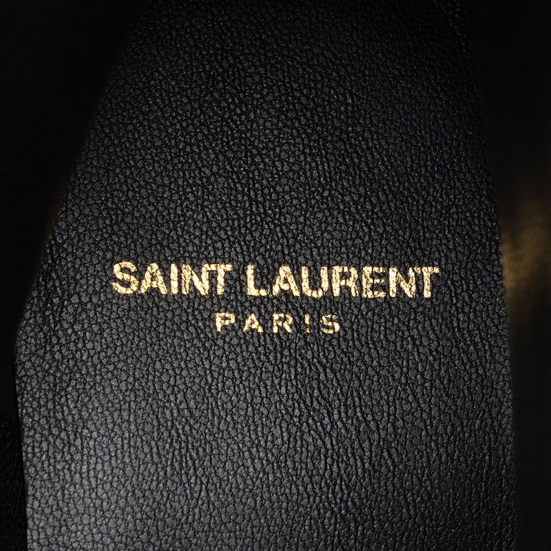 Saint Laurent Suede Leopard Print Vassili Boots - Size 6 / 36 (SHF-aqeffq)