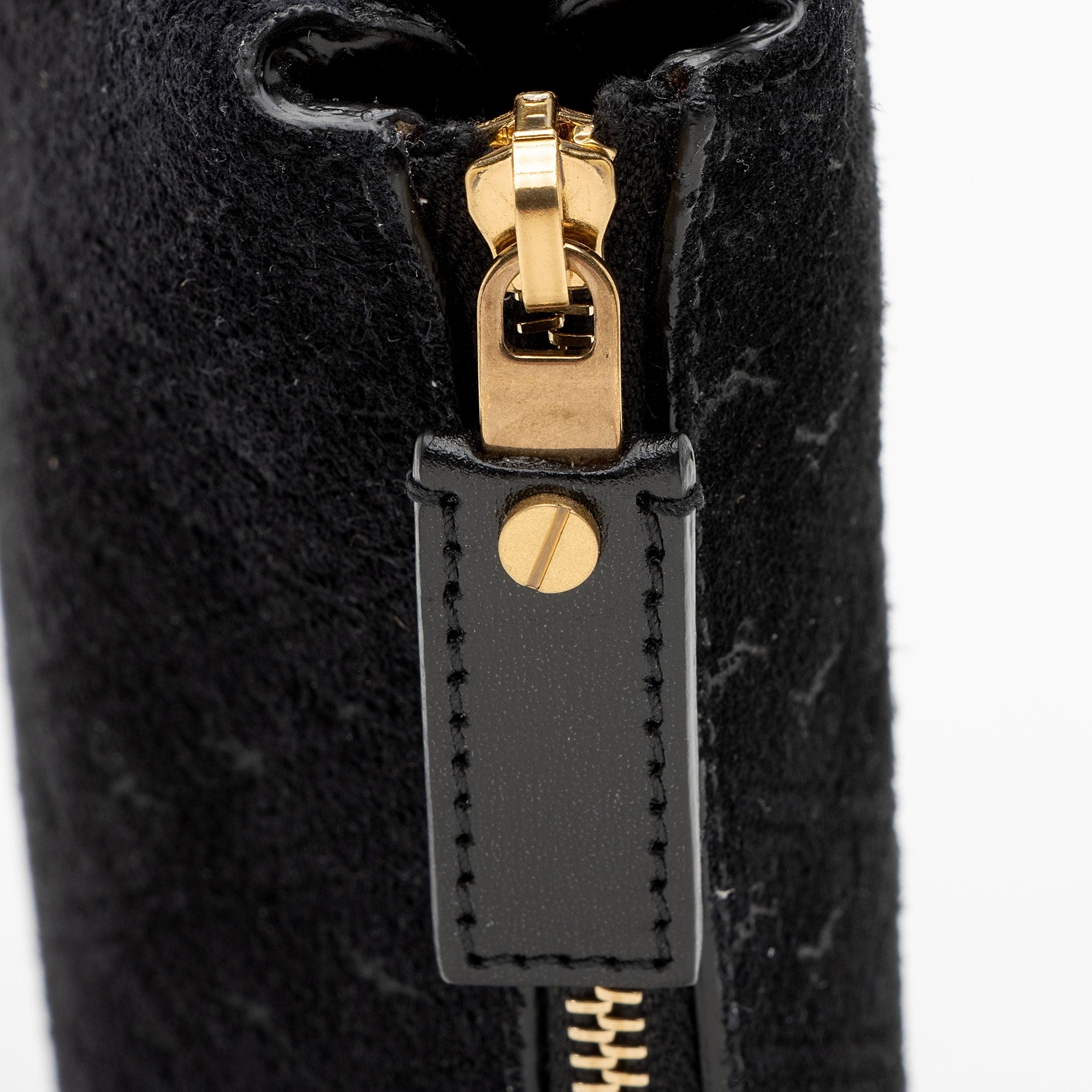 Saint Laurent Suede Monogram King Palm Crossbody Bag (SHF-eGBpnw)