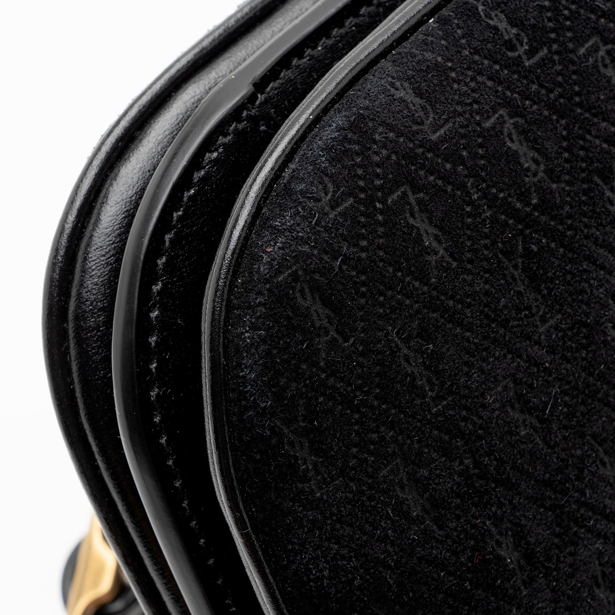 Saint Laurent Suede Monogram King Palm Crossbody Bag (SHF-eGBpnw)