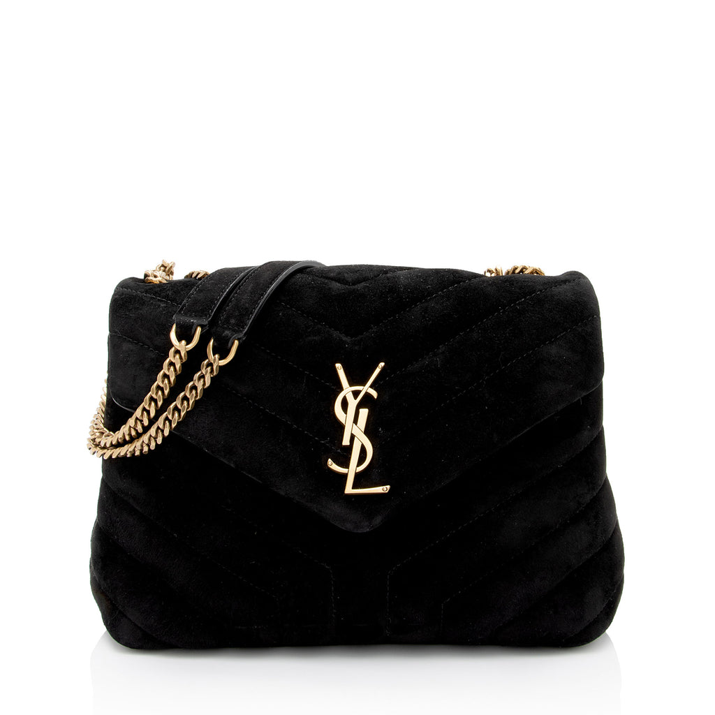 Saint Laurent Small Loulou Chain Leather Shoulder Bag