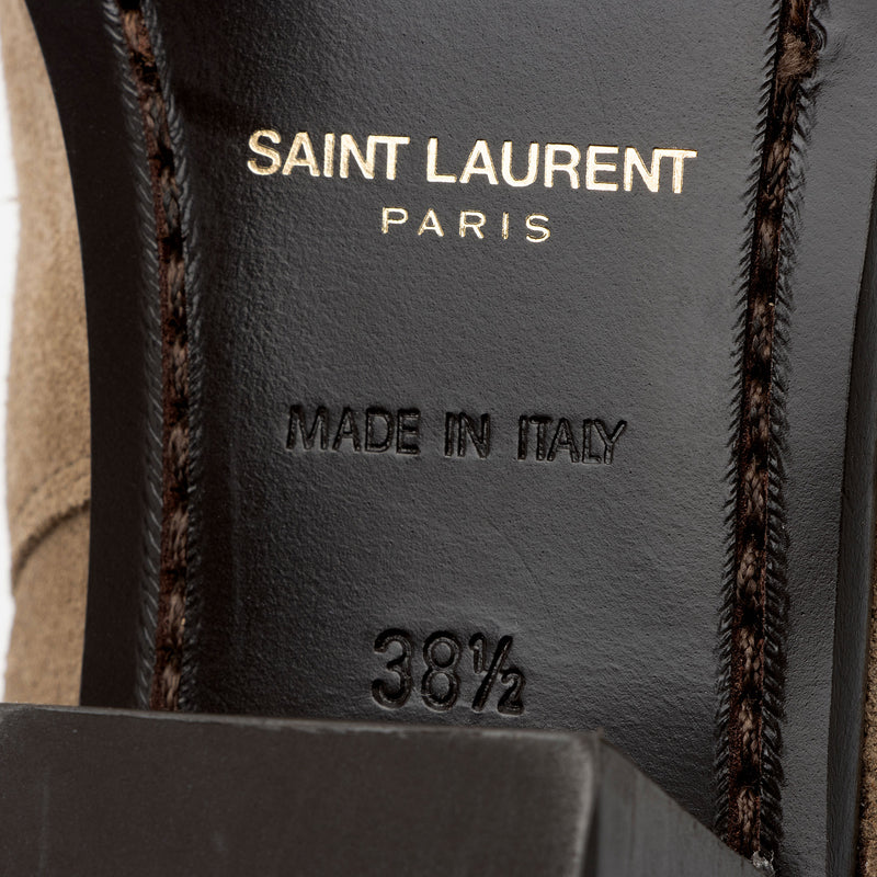 Saint Laurent Suede Wyatt Jodhpur Boots - Size 8.5 / 38.5 (SHF-4gdvBi)