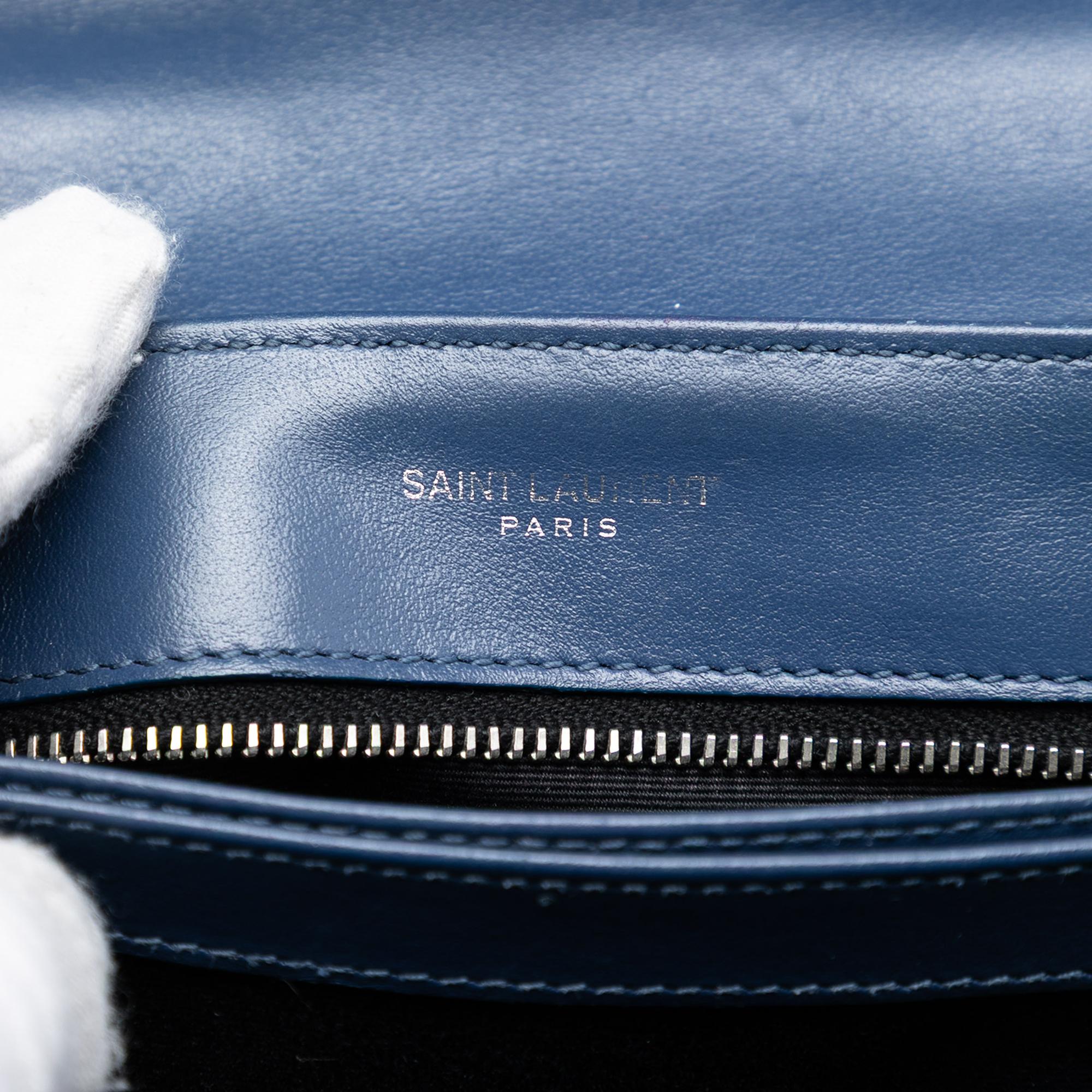 Saint Laurent Toy Matelasse Calfskin Monogram LouLou Crossbody