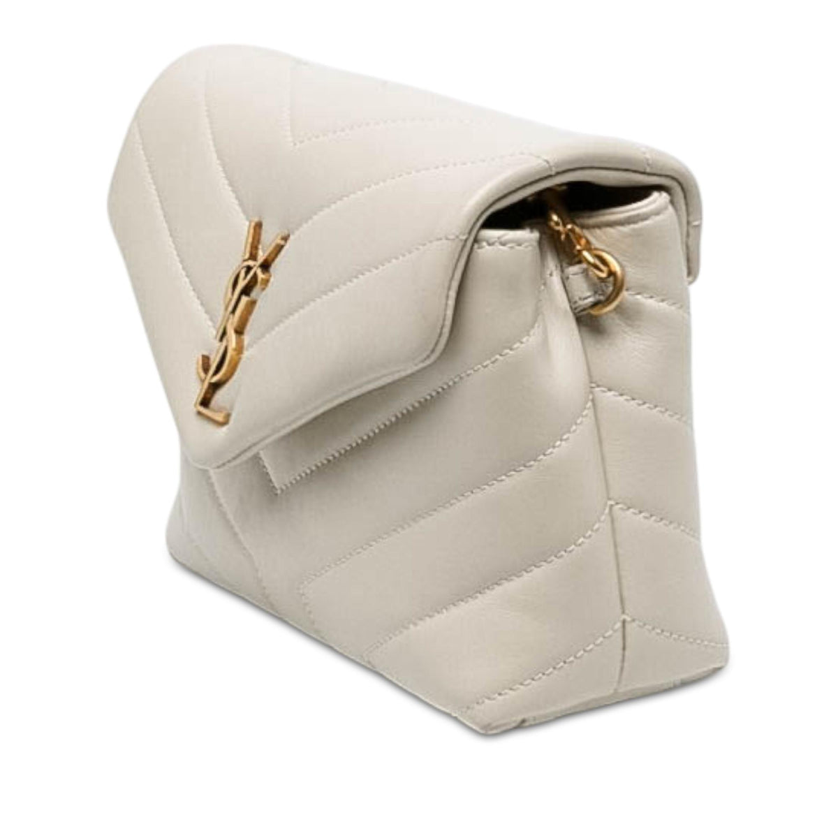 Saint Laurent Toy Matelasse Calfskin Monogram LouLou Crossbody