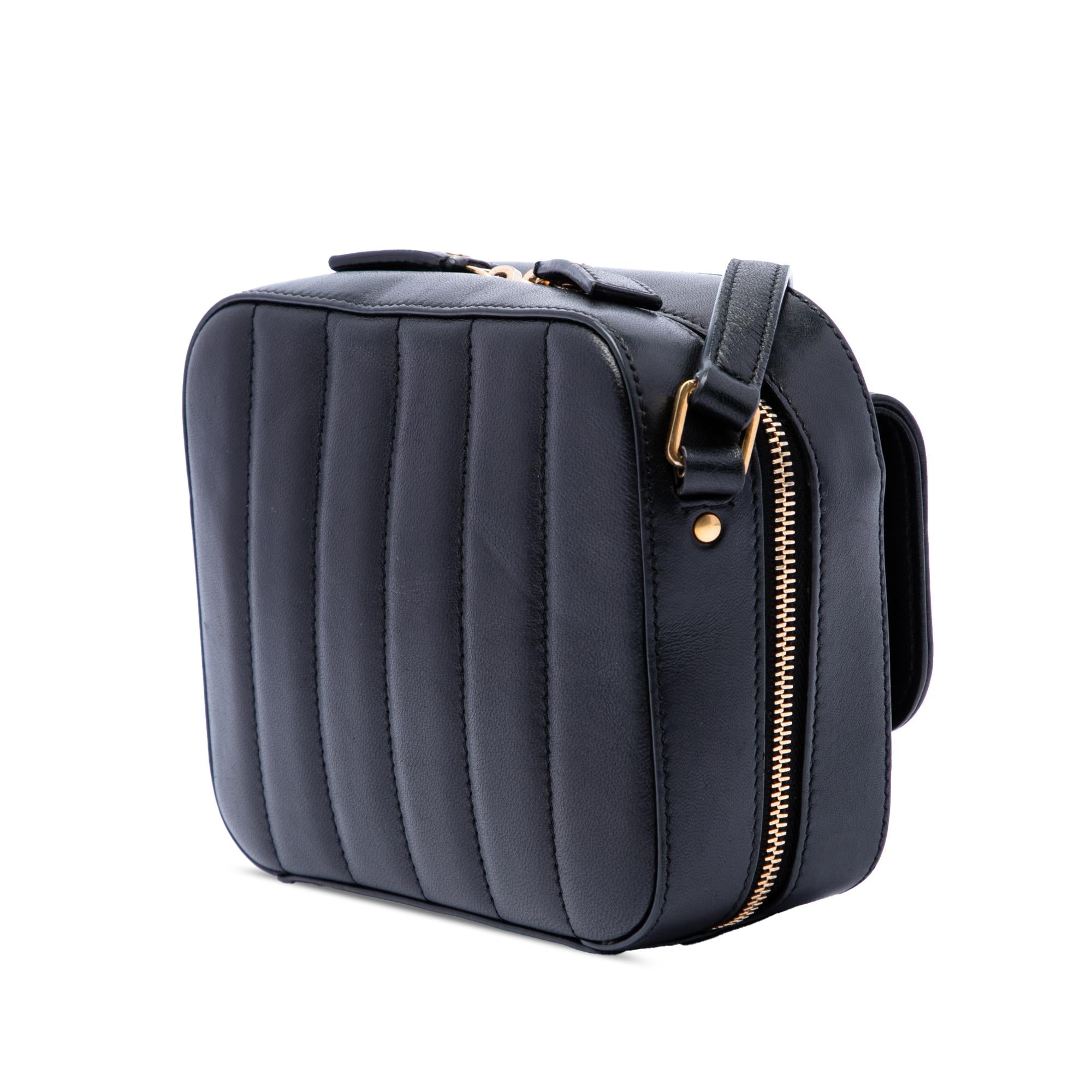 Saint Laurent Toy Quilted Lambskin Vicky Camera Bag