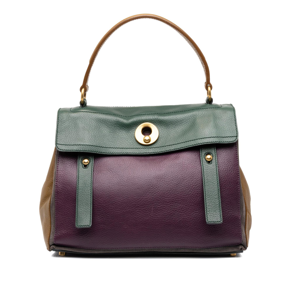 Saint Laurent Tricolor Muse Two Handbag