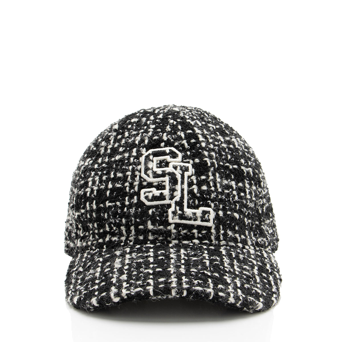 Saint Laurent Tweed Baseball Hat - Size M