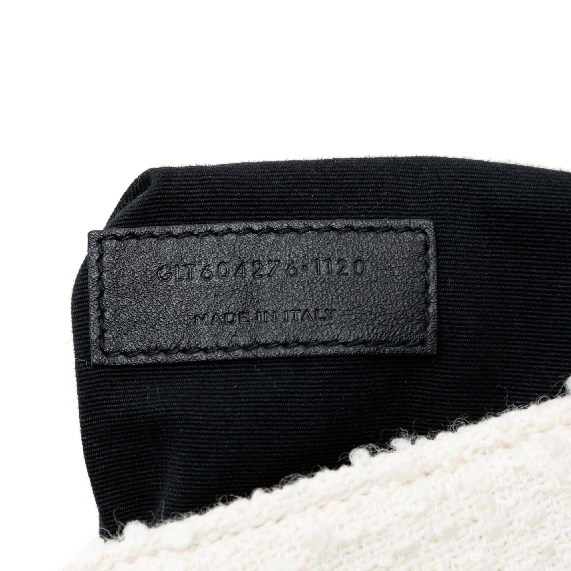 Saint Laurent Tweed Monogram Kate 99 Tassel Bag