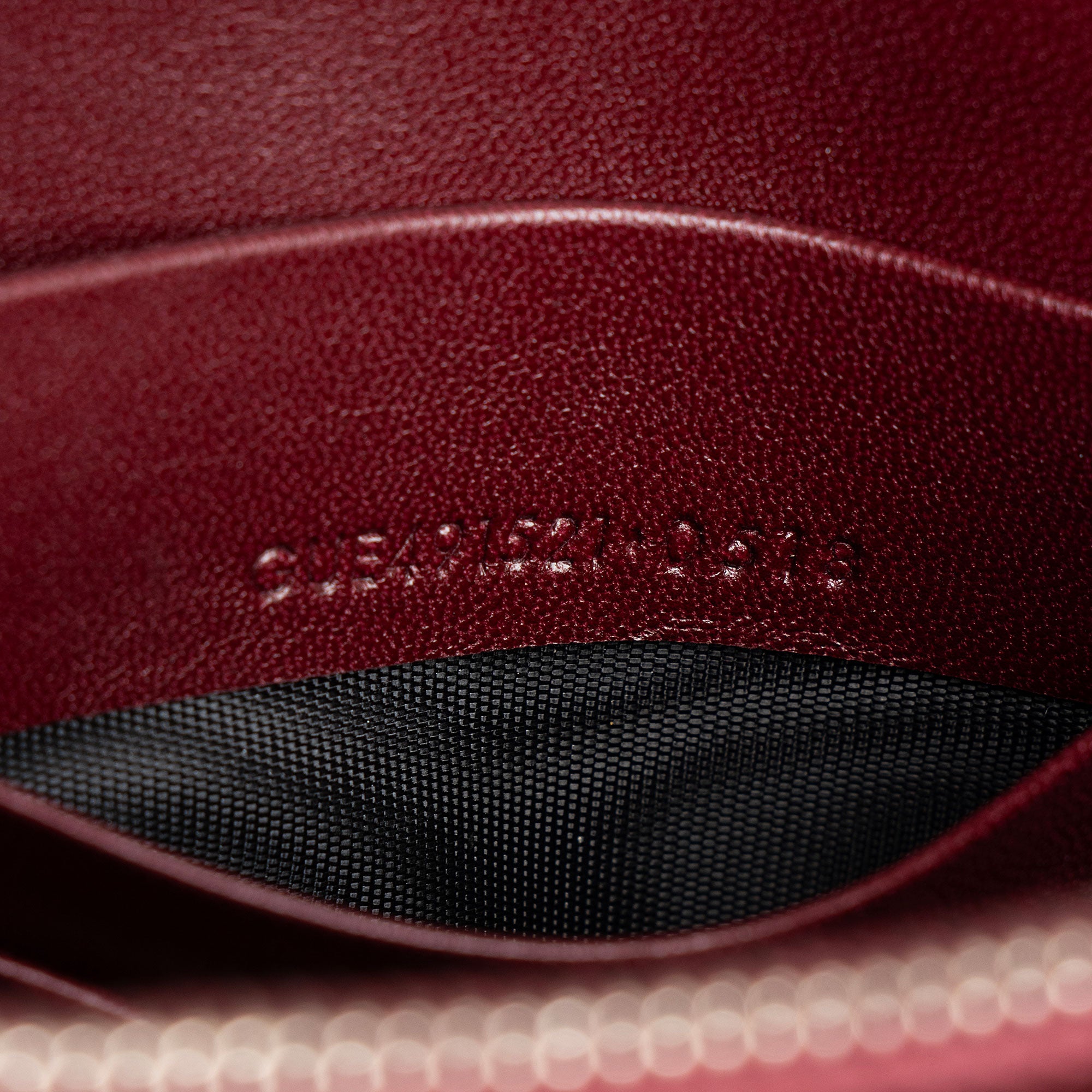 Saint Laurent Velvet Crystal Monogram Kate Tassel Chain Wallet
