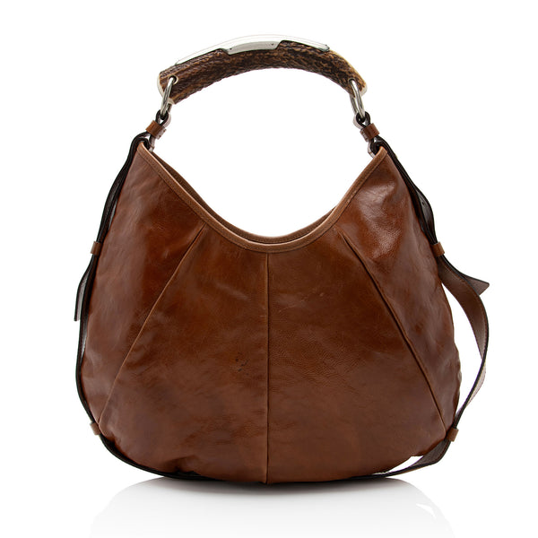 Saint Laurent Vintage Leather Mombasa Saint Tropez Shoulder Bag (SHF-wIHhzM)
