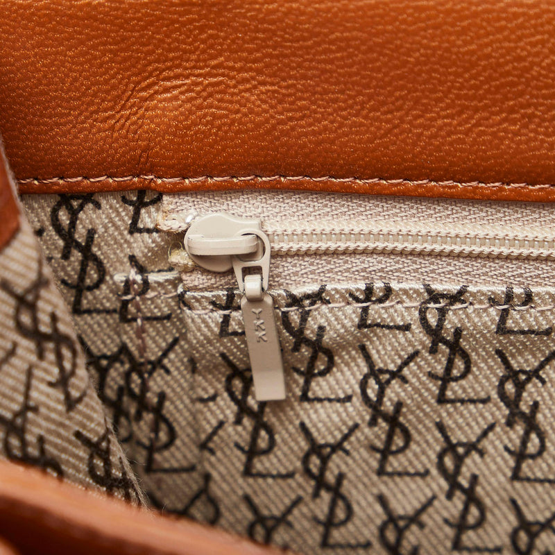 Saint Laurent Woven Leather Handbag (SHG-QipnTN)