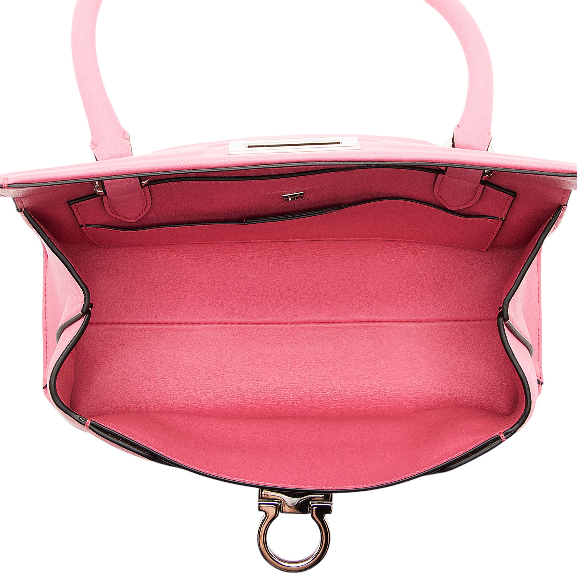 ✨美品✨Salvatore Ferragamo パーティバッグ　サークルハンドル Salvatore Ferragamo サルヴァトーレフェラガモ ハンドバッグ