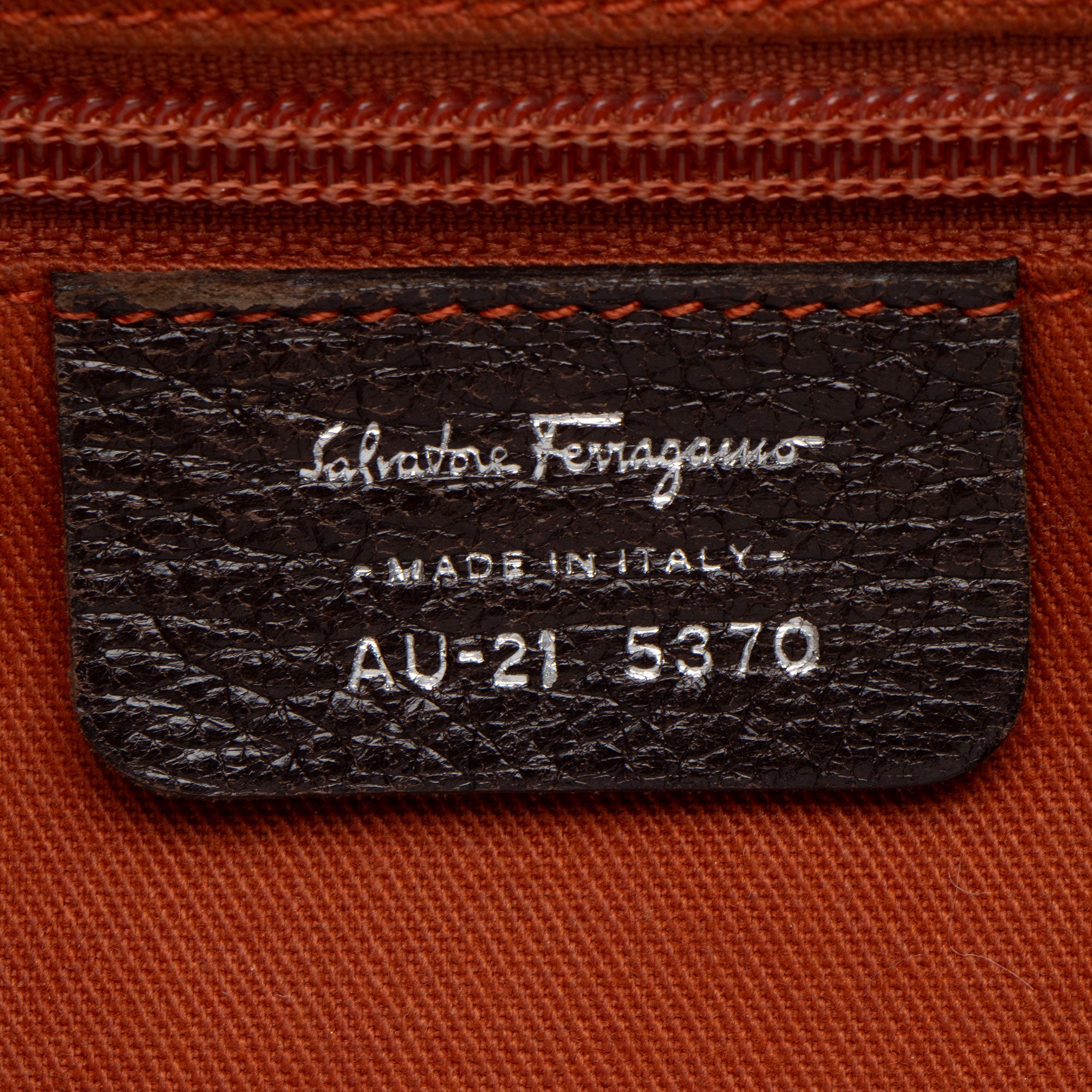 Salvatore Ferragamo Leather Gancini Marisa Satchel