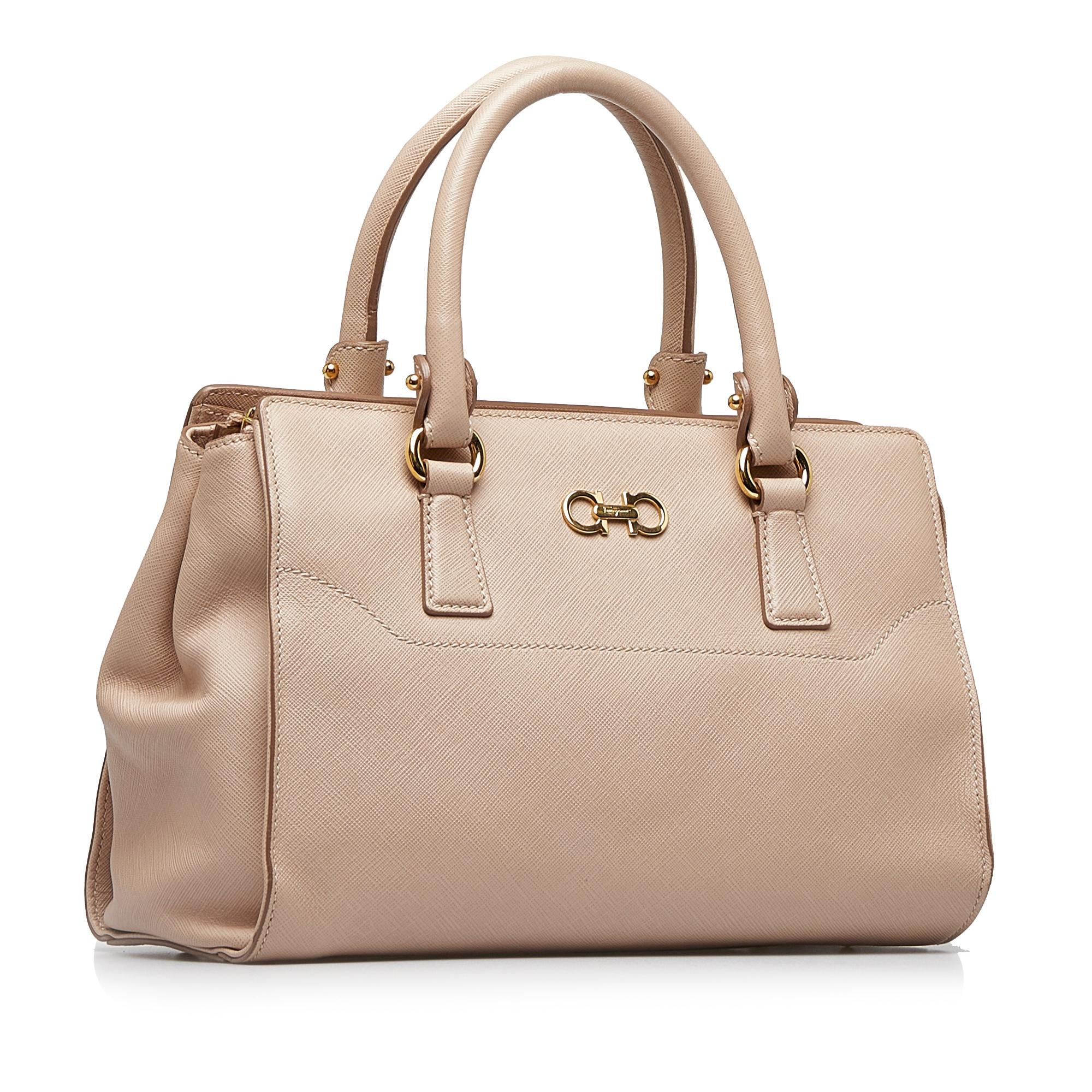 Salvatore Ferragamo Gancini Satchel (SHG-3HPfQP)