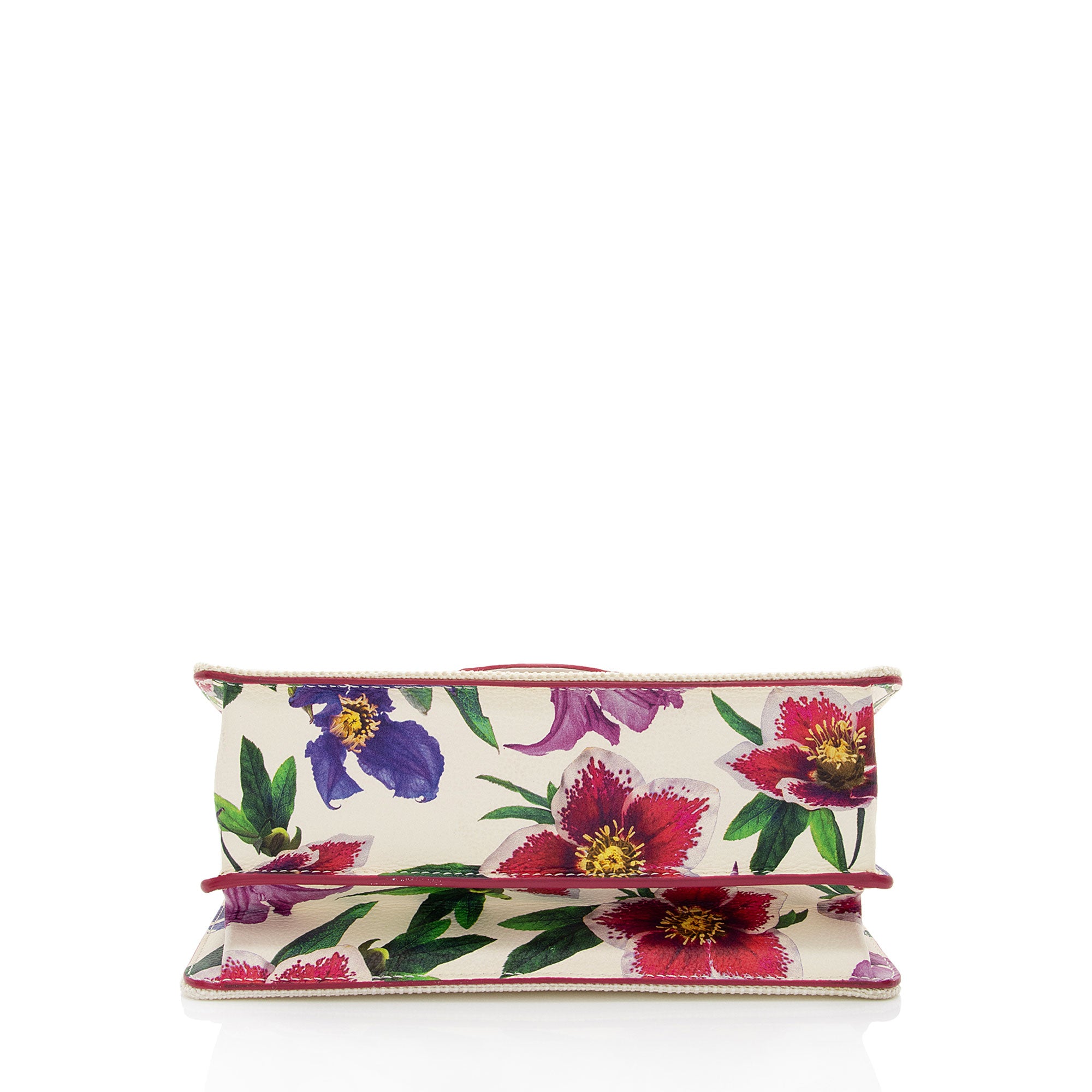 Salvatore Ferragamo Leather Floral Thalia Shoulder Bag (SHF-bHBbtN)