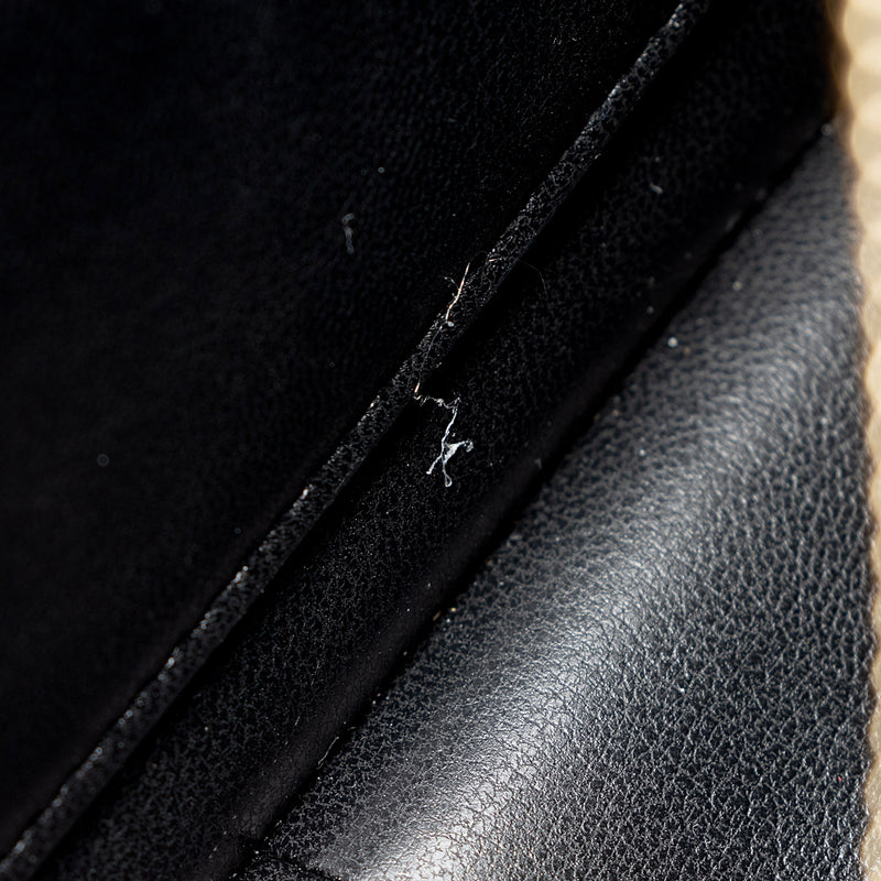 Salvatore Ferragamo Embossed Leather CC Chain Camera Bag (SHF-Jby1Lo)