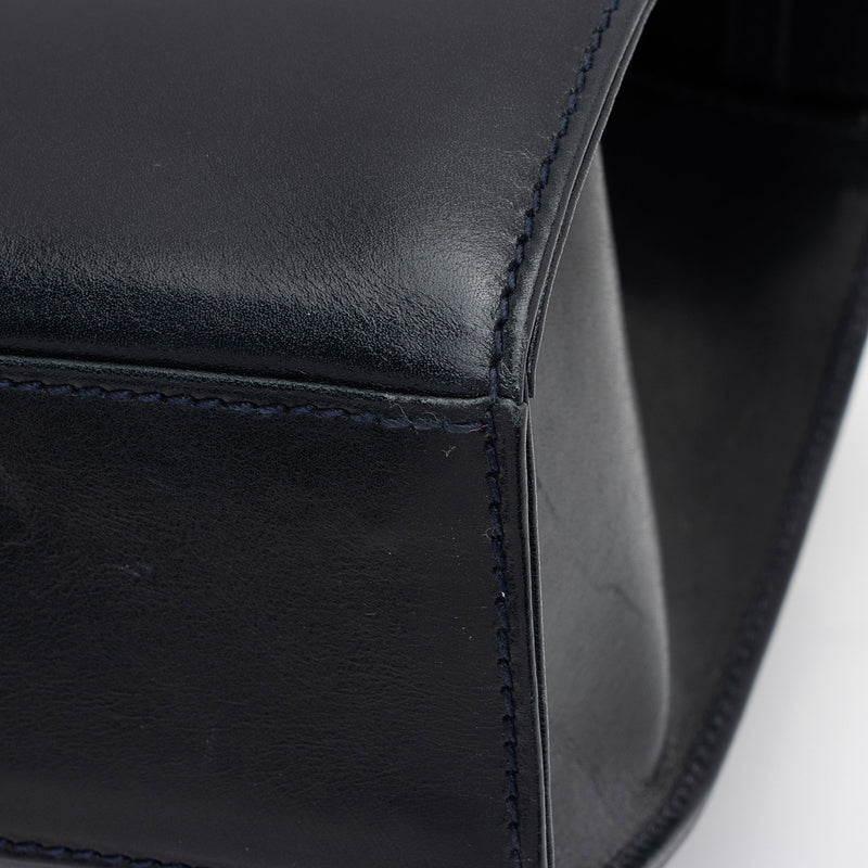 Salvatore Ferragamo Leather Gancini Convertible Small Top Handle Satchel (SHF-ClhLML)